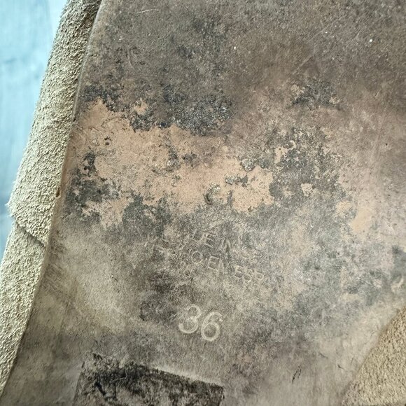 Free People Textile At Ease Loafer Nude Snake Slip On Mule Backless Shoe Size 36 - Picture 5 of 6